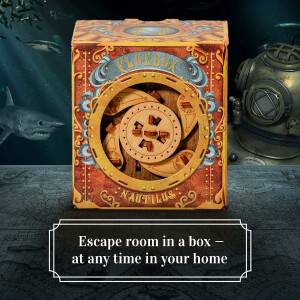 Cluebox Megabox - Escape Room in a Box. Captain Nemos Nautilus