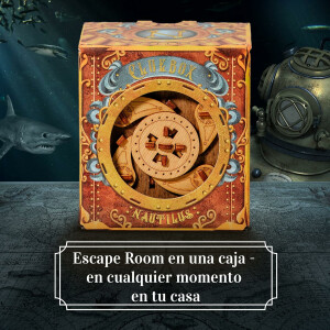 Cluebox Megabox - Escape Room in a Box. Captain Nemos Nautilus