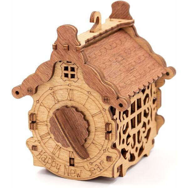 "Happy New Year" Box - Wooden kit