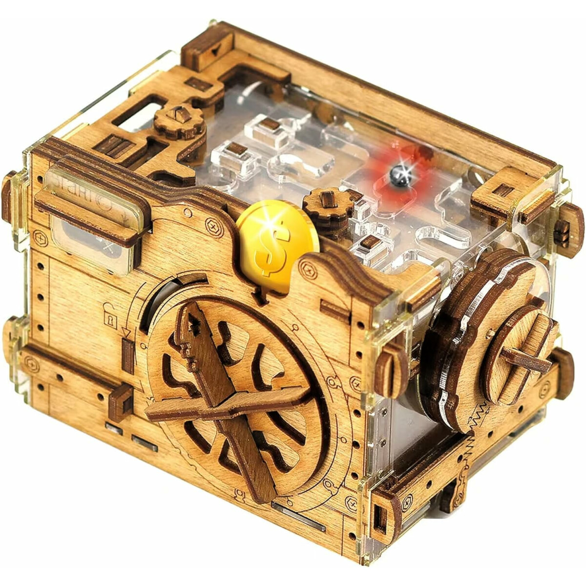 A-maze-ing Safe - Marble Run Puzzle Money Box