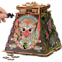 Cluepuzzle - Pyramid of the Sun. Jigsaw puzzle box