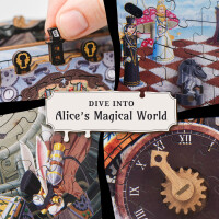 CluePuzzle - The Wonderbox of Alice. Jigsaw puzzle box