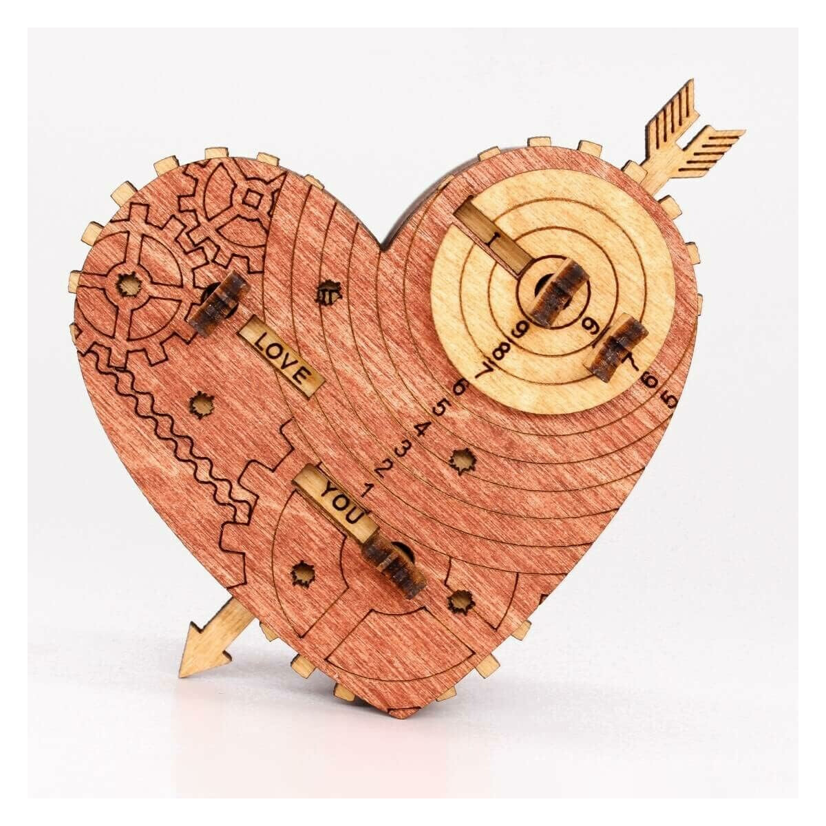 Tin Woodmans Heart. A mechanical box wit box