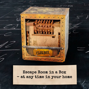 Cluebox Megabox - Escape Room in a box. Schrödingers Cat