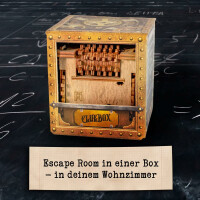 Cluebox Megabox - Escape Room in a box. Schrödingers Cat