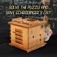 Cluebox Megabox - Escape Room in a box. Schrödingers Cat